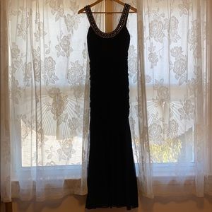 Navy gown